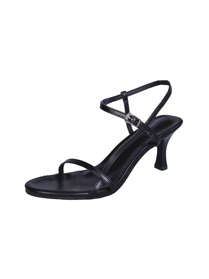 Minimalist Thin-strap High-heeled Sandals