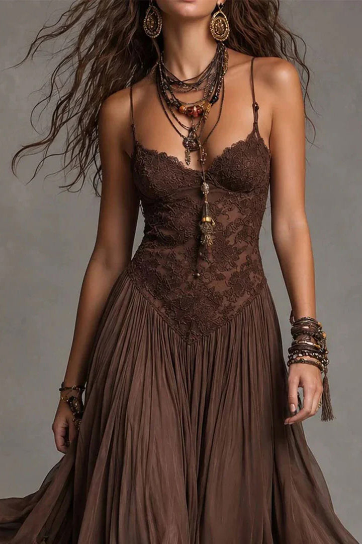 Bohemian Lace Sling Large Skirt