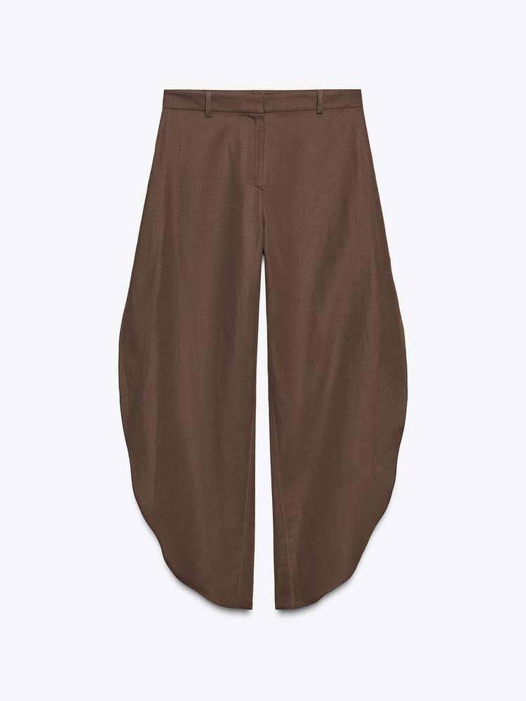 Oblique Collar Off-shoulder bodysuits And Side Slits Wide Leg Pants Suit- Pants