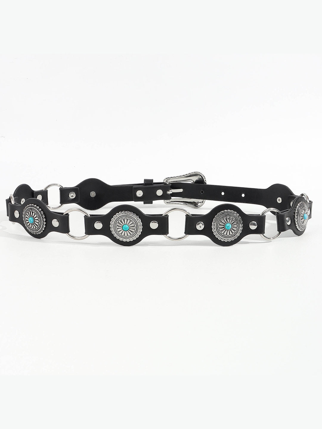 Vintage Turquoise Inlaid Belt