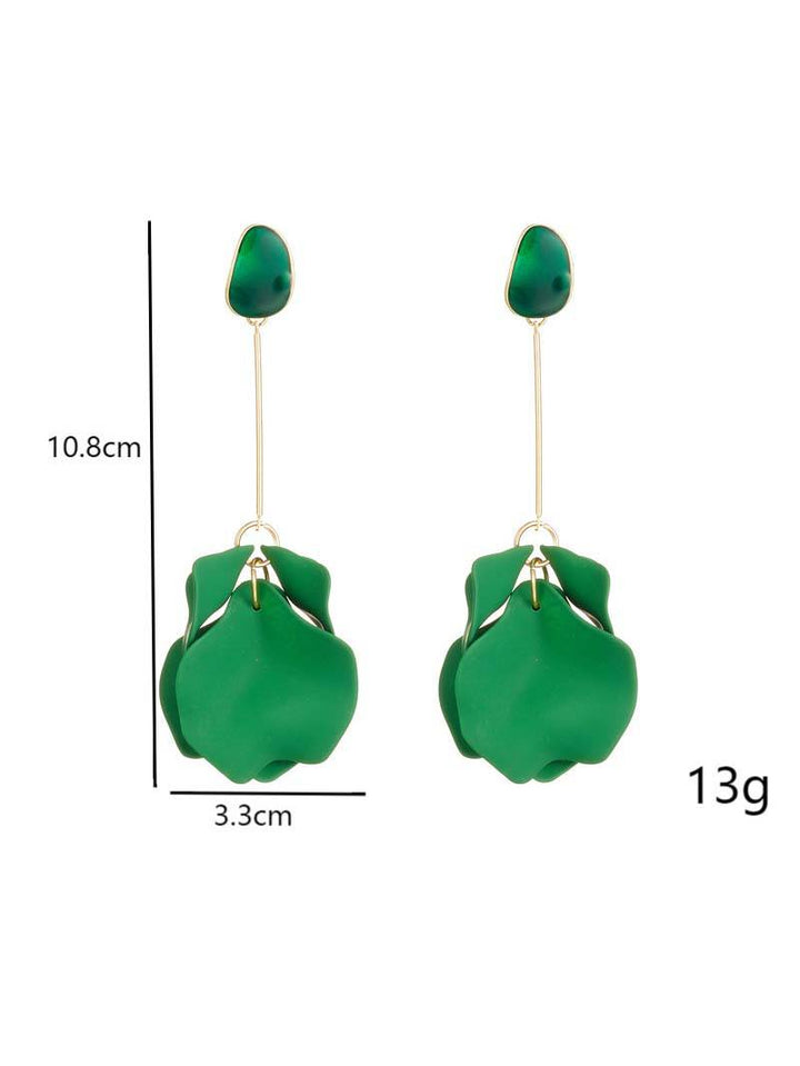 Petal Tassel Earrings
